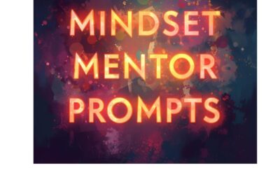 Mindset Mentor PLR: Daily Growth Content Kit 100 prompts