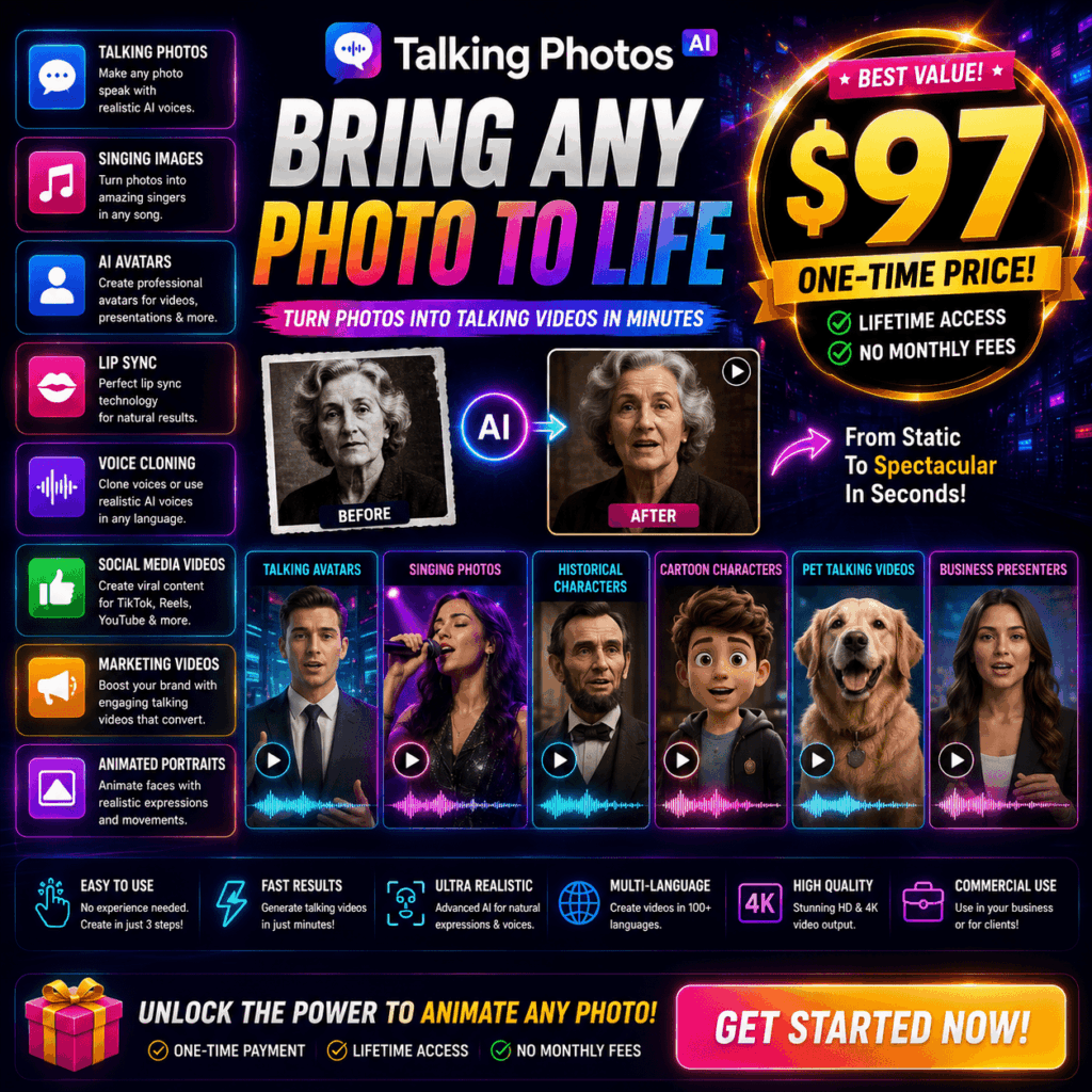 AI Talking Photo Generator | Bring Photos To Life